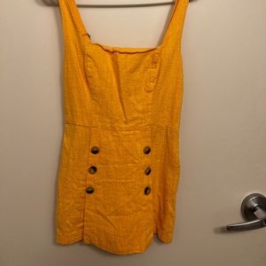 Urban Outfitters Yellow Romper